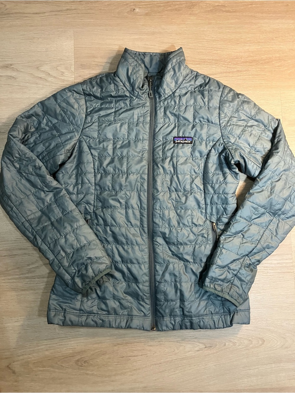 Patagonia Women's Nano Puff Jacket - Muted Sage Blue/Gray - Size S